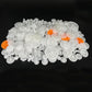 265Pcs White Plastic Gears Module 0.5 Gears For Dc Motor Diy Model Toys Rc Car Robot Gear Replacement Electric Motor Gears (265)