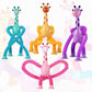 Sysama 4 Pcs Telescopic Suction Cup Giraffe Toy, Funny Pop Tubes Sensory Toy For Toddlers, Educational Fidget Toys For Anxiety K