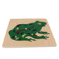 CALANDIS?Children Wooden Montessori Animal Peg Jigsaw Puzzle Toy Frog | Preschool Toys & Pretend Play