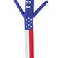 LookOurWay Air Dancers Inflatable Tube Man Attachment - 10 Feet Tall Wacky Waving Inflatable Dancing Tube Guy for Business Promotion (Blower Not Included) - American Flag