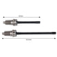 Que-T Front CVD Axle Shaft Set Portal Drive Input Gear for 1/10 RC TRX-4