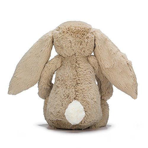 Jellycat Bashful Beige Bunny Stuffed Animal, Medium 12 Inches - Rabbit And Bunny Plush Toy - Classic Children'S Gift