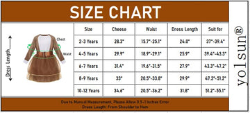 Yolsun Halloween Deer Costume For Girls Christmas Reindeer Princess Dress Fancy Party Outfit