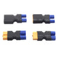2Pair ShareGoo RC XT60 to EC3 Plug Female Male Adapter Connector for RC FPV Drone Car Lipo NiMH Battery Charger ESC