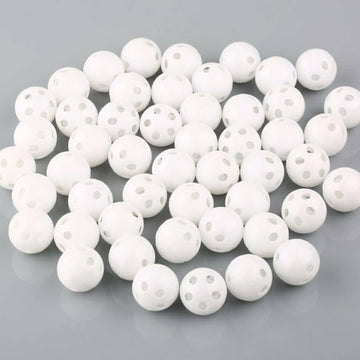 Toddmomy 50Pcs Toy Rattle Box Repair Round Doll Noise Maker Insert Squeaker For Baby Pet Doll Dog Accessories, 28Mm