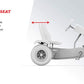BERG Pedal Kart with XL Frame B.Super Red BFR-3 | Childrens Vehicle, Pedal car with Adjustable seat, with Freewheel, Childrens