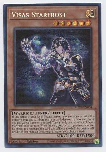 Visas Starfrost - Mp23-En064 - Prismatic Secret Rare - 1St Edition