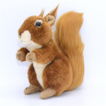 Jianeexsq Realistic Squirrel Stuffed Animal, Lifelike Squirrel Model Plush Toy, Unique Plush Gift Collection For Kids Birthday (Sitting)