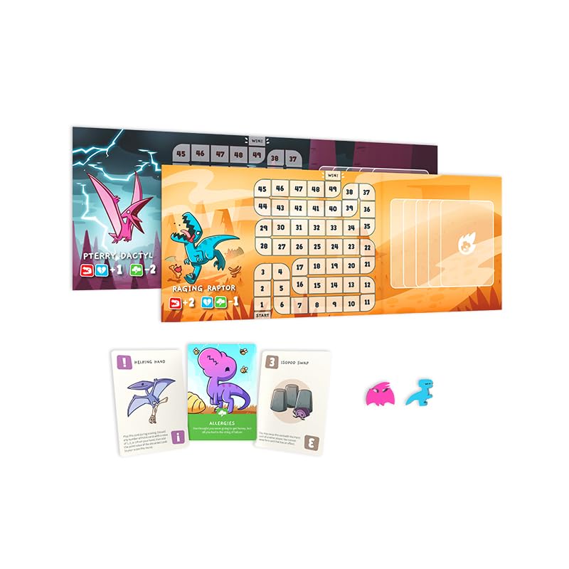 Unstable Games Happy Little Dinosaurs 5-6 Player Expansion Pack - Cute Card Game for Ages 8+ - One Size - Black - Model 5565-UU-EXP1