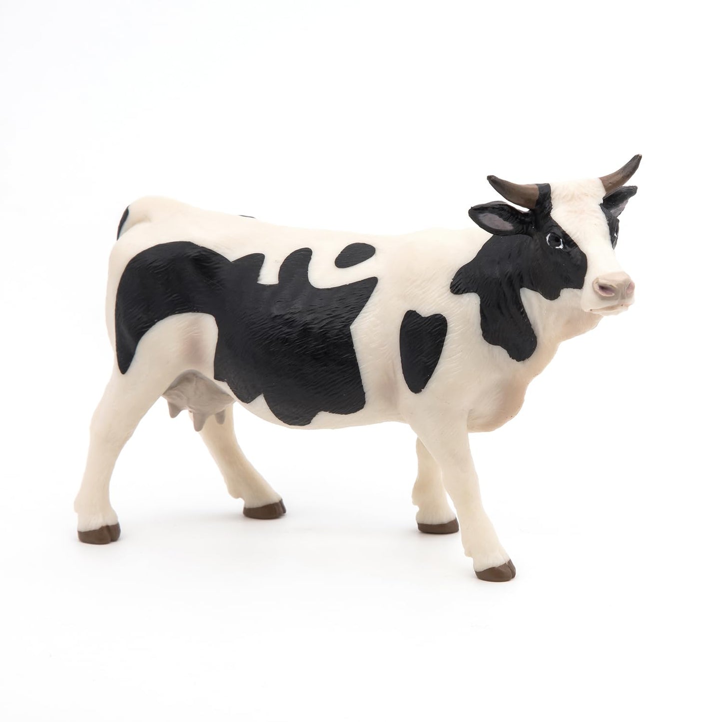 Papo -Hand-Painted - Figurine -Farmyard Friends -Black And White Cow -51148 - Collectible - For Children - Suitable For Boys And Girls - From 3 Years Old