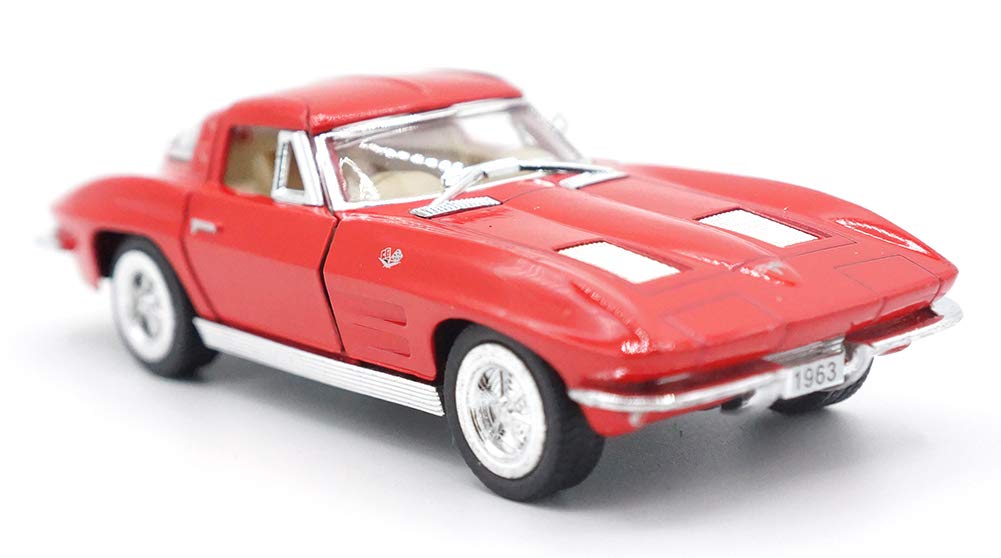 Chevy 1963 Corvette Stingray 1:36 Scale (Red)