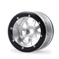 4Pcs 1/10 Rc Alloy 2.2'' Beadlock Wheel Rim For Axial Wraith Rr10 Scx10 Ii Trx4