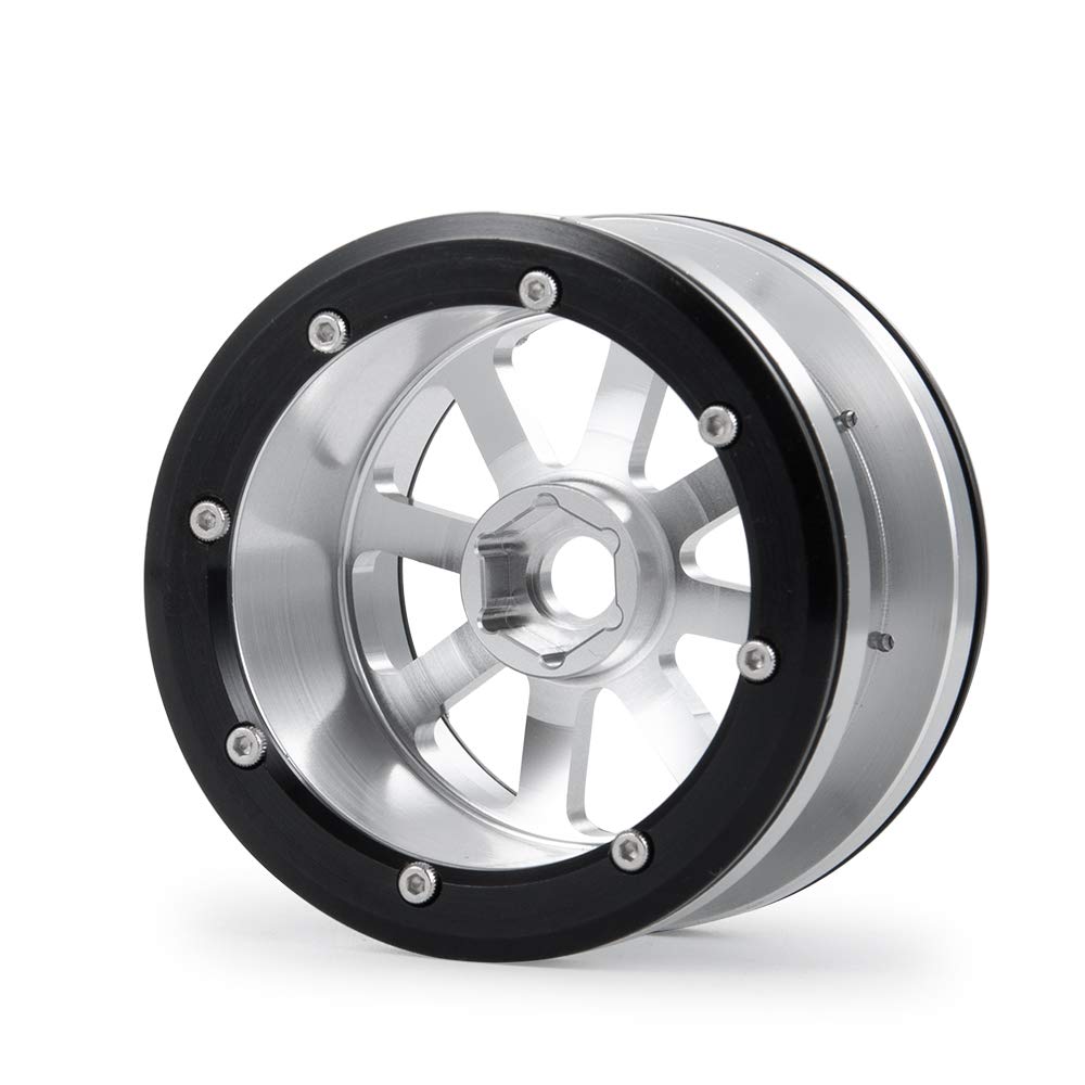 4Pcs 1/10 Rc Alloy 2.2'' Beadlock Wheel Rim For Axial Wraith Rr10 Scx10 Ii Trx4