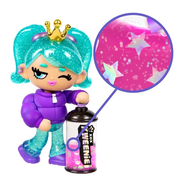 Xox Kweenie Fearless Kweens Series Premium Figurine And Display Case, 4 Inch/Approx 10Cm Tall Collectible Art-Toy, 3 Pack, Every
