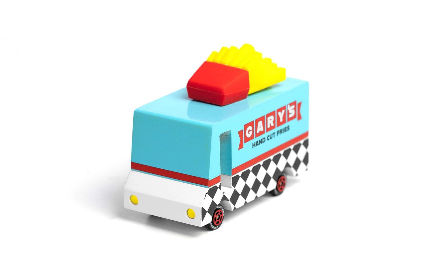 Candylab Toys CANDYCAR Wooden Food Truck Collection - French Fry Van  enhanced Handcrafted Beech Wood Toy Car