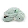 LES D  GLINGOS - Sauvenou Turtle Plush Toy Set - Mother Turtle and Baby - Soft Stuffed Animal - Cuddly Sea Creature Toy for Kids