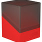 Ultimate Guard Boulder Synergy 100+, Deck Case For 100 Double-Sleeved Tcg Cards, Black/Red, Secure & Durable Storage For Trading Card Games