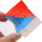 YunTeng Cube Twist 3x3 Speed Cube - Multicolor Stickerless Plastic Magic Puzzle Toy