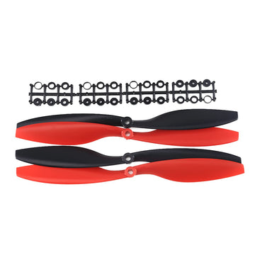 SoloGood 1045 (10x4.5) Propellers. 16 Pieces(8CW, 8CCW) Red & Black 10 inch FPV Props for F450 F550 S550 S500 FPV Quadcopter Mul