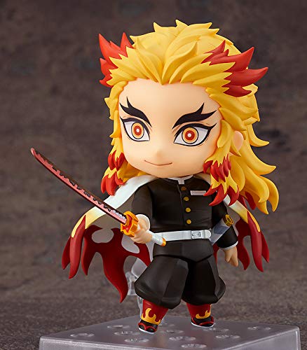 Good Smile Company Kyojuro Rengoku Nendoroid Action Figure 3.93 Inch Multi-color Model 194903