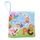 Velura 2X Colorful Cute Letters Theme Cloth Book Soft Baby Toddler Educational Toys|1Pc Cloth Book|Developmental Baby Toys| Toys