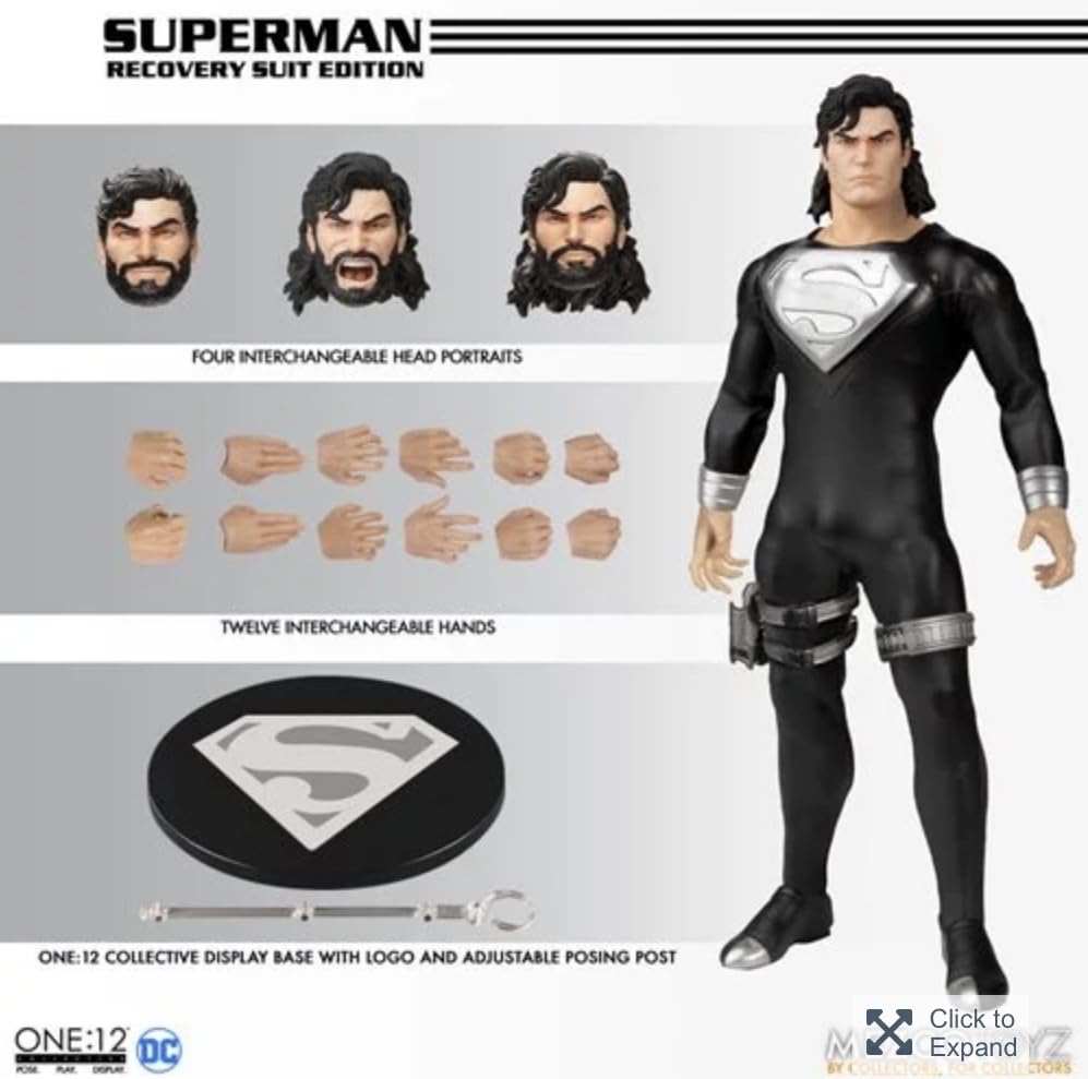 Mezco Toys Dc Comics 1/12 Superman (Recovery Suit Edition) 16Cm