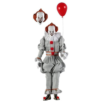 Neca 2017 It: Pennywise - 8'' Clothed Scale Action Figure