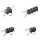 192Pcs Masonry Walls Dark Gray Building Bricks Loot Pieces Accessories Brick Bazaar Compatible Classic Creative Toy (Dark Gray)