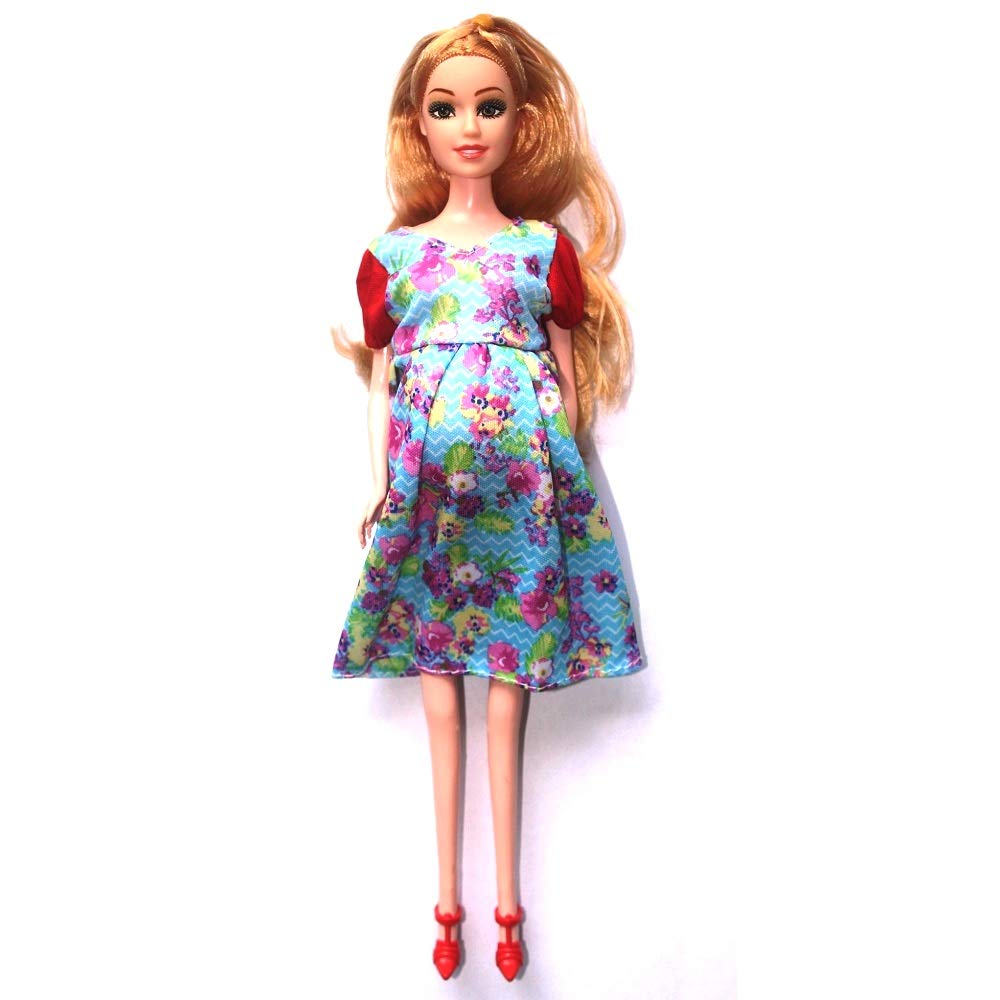 Kunhe Colorful Real Pregnant Doll Have a Baby in Her Tummy Mom Doll