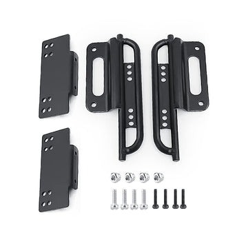 RCLIONS Metal Pedal Side Board Rock Sliders Upgrades for All Axial SCX24 Deadbolt JLU C10 CRC Bronco Gladiator 1/24th RC Crawler