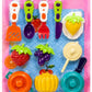 Kitchen Play Set for Kids 3+ Years | Pretend Play Cooking Set with Toy Fruits, Pots, Pans, Utensils & Kitchen Accessories | Educ
