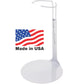 Kaiser Doll Stand 2001 - White Doll Stand For 6 1/2'' To 10'' Dolls And Action Figures (Best For 8'' Dolls)