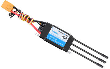 Dh 80A 2-6S Waterproof Brushless Esc Electronic Speed Controller With 5V/6V 8A Bec And Xt90 4.0Mm Banana Head Connector For Mode