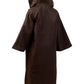 Kids Cosplay Outfit Costume Cloak Robe Tunic Hooded Uniform Black And Brown Halloween