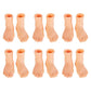 Gadpiparty 6 Pairs Finger Feet Puppet Set - Rubber Mini Puppets For Adults And Kids