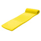 TRC Recreation Sunsation 1.75  Thick Vinyl Coated Foam Swimming Pool Float Mat mature-themed Lounger with Built-In Roll Pillow  Yellow