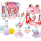 Dd World Candy Rabbit & Frog Playground Dollhouse  Adorable Animal Dolls Pretend Play Set For Early Learning & Imaginative Fun,