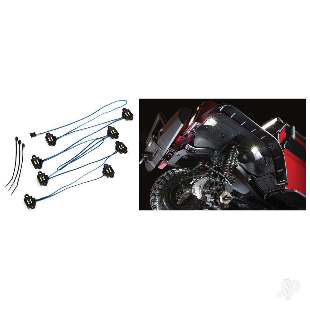 Traxxas 8026X LED Rock Light Kit, TRX-4 (Req #8028 and #8018, #8072, or #8080)