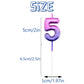 Purple Birthday Number Candles 11, Glitter Happy Birthday Candles for Cake Topper Decoration for Party Wedding Anniversary Celeb