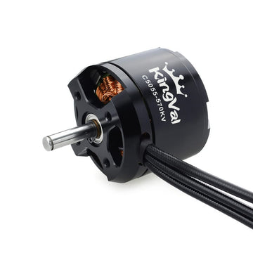 KingVal Replacement 5055 570KV Brushless Motor with Screw Kit Compatible with RC Fixed-Wing Airplane Glider Aircraft