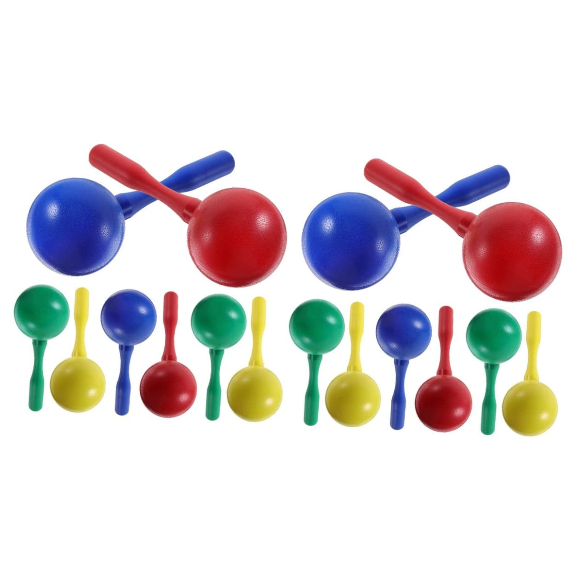Excluzo 16 Pcs Maraca Kid Toys Kids Musical Instruments Plastic Child