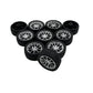 10Pcs Toy Car Wheels Rubber Tire Wheels With Metal Shaft For Rc Car Truck Diy Model Toy Wheel Replacement Accessories (3X35Mm)