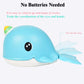 Nextake Wind-Up Narwhal Bath Toy, Windup Swimming Narwhal Tub Toy For Kids Whale Floating Water Toy Bahtub Whale Toy Whale Clock
