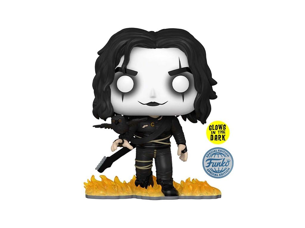 Funko Pop! The Crow - Eric with Crowz Collectible Vinyl Figure, Model 73747, Black, Exclusive Edition