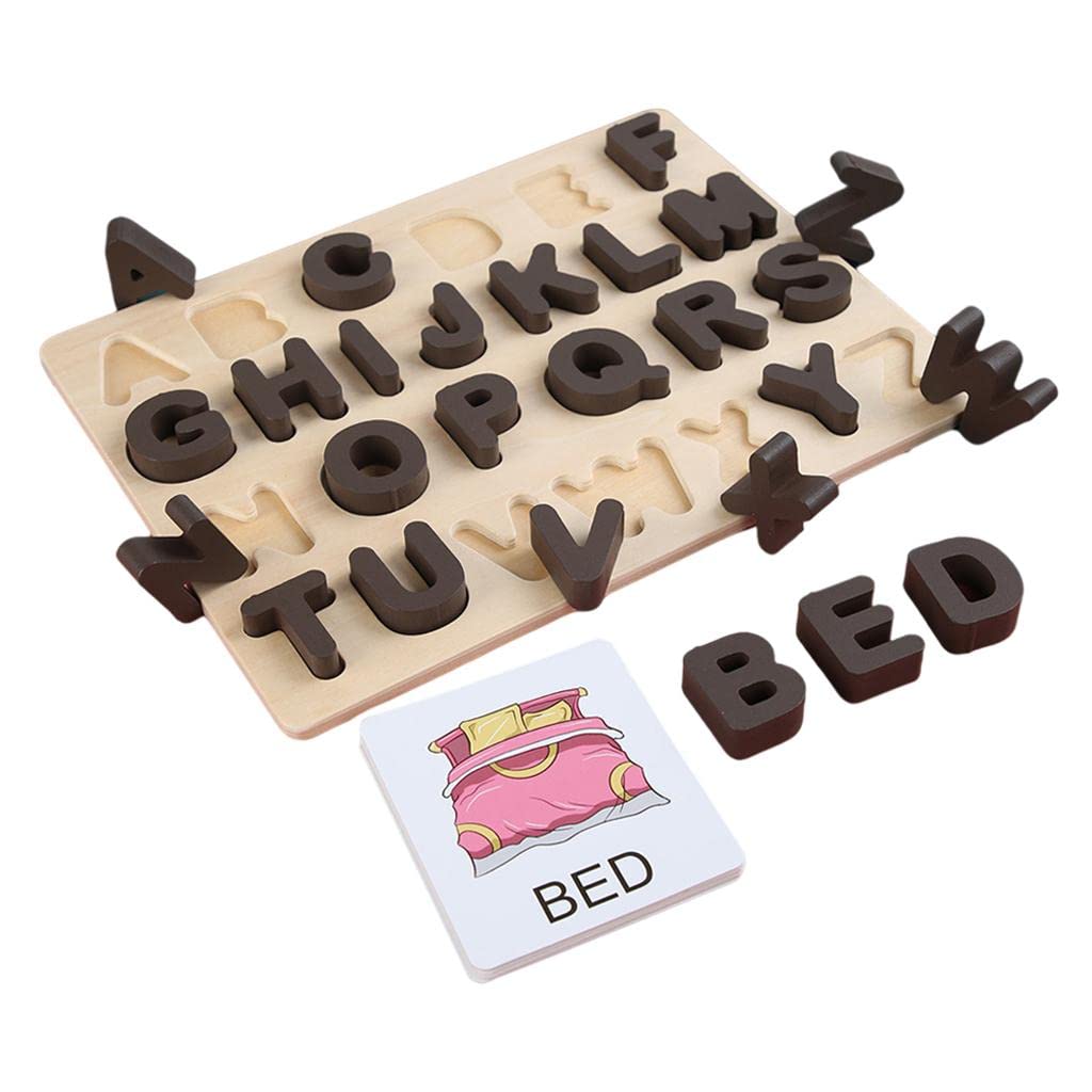 TRENDYNEST ABC Alphabet Letter Puzzle Board Educational Toys for Kids Birthday Gift | Toys & Hobbies | Preschool Toys & Pretend 