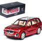 Adlon Car 4 Wheel Drive Metal Car Pull Back with Open Doors, Engine Cover, Front and Rear Light & Music Great Gift for Boys and