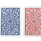 Copag 1546 Design 100% Plastic Playing Cards, Poker Size (Standard) Red/Blue (Jumbo Index, 1 Set)