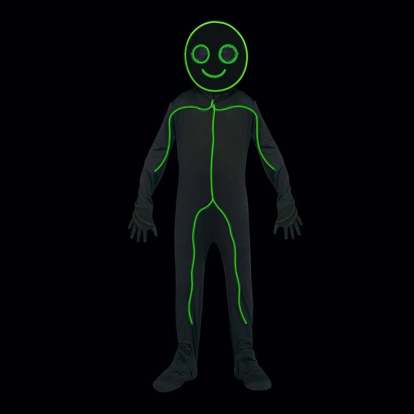 E.L. Stick Figure Light-Up Child Costume | Medium 8/10