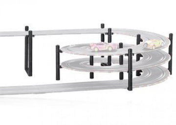 Carrera 20061642 61642 3D Supports System Add On Track Parts For Go!!! & Digital 143 Slot Car Racing Sets, Black