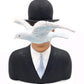 Parastone Man with Hat and Dove Sculpture - Hand-Painted Resin Art - 6" x 5.25" x 5" - Multicolor - Model MAG04